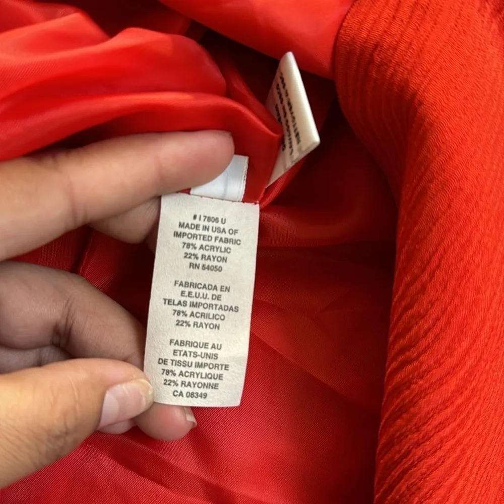 Christian Dior Orange Blazer size 16